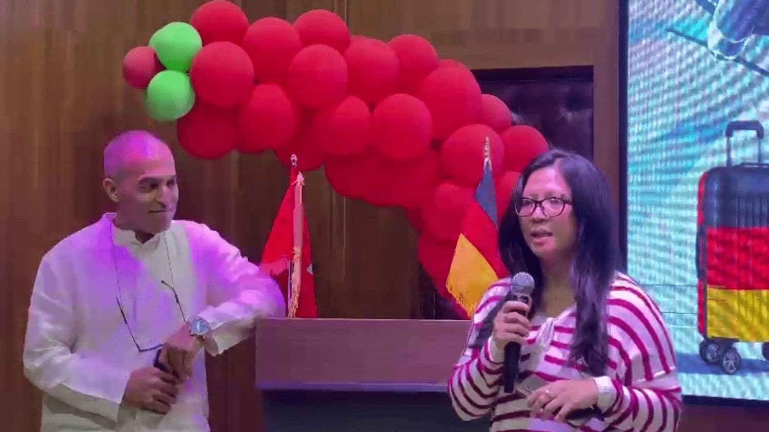 Explorem founder/managing directors speech during the recognition ceremony Explorem founder/managing directors speech during the recognition ceremony